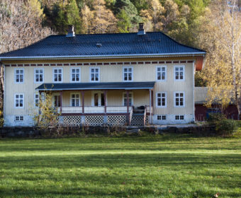 Foto på Vikeland hovedgård i Vennesla